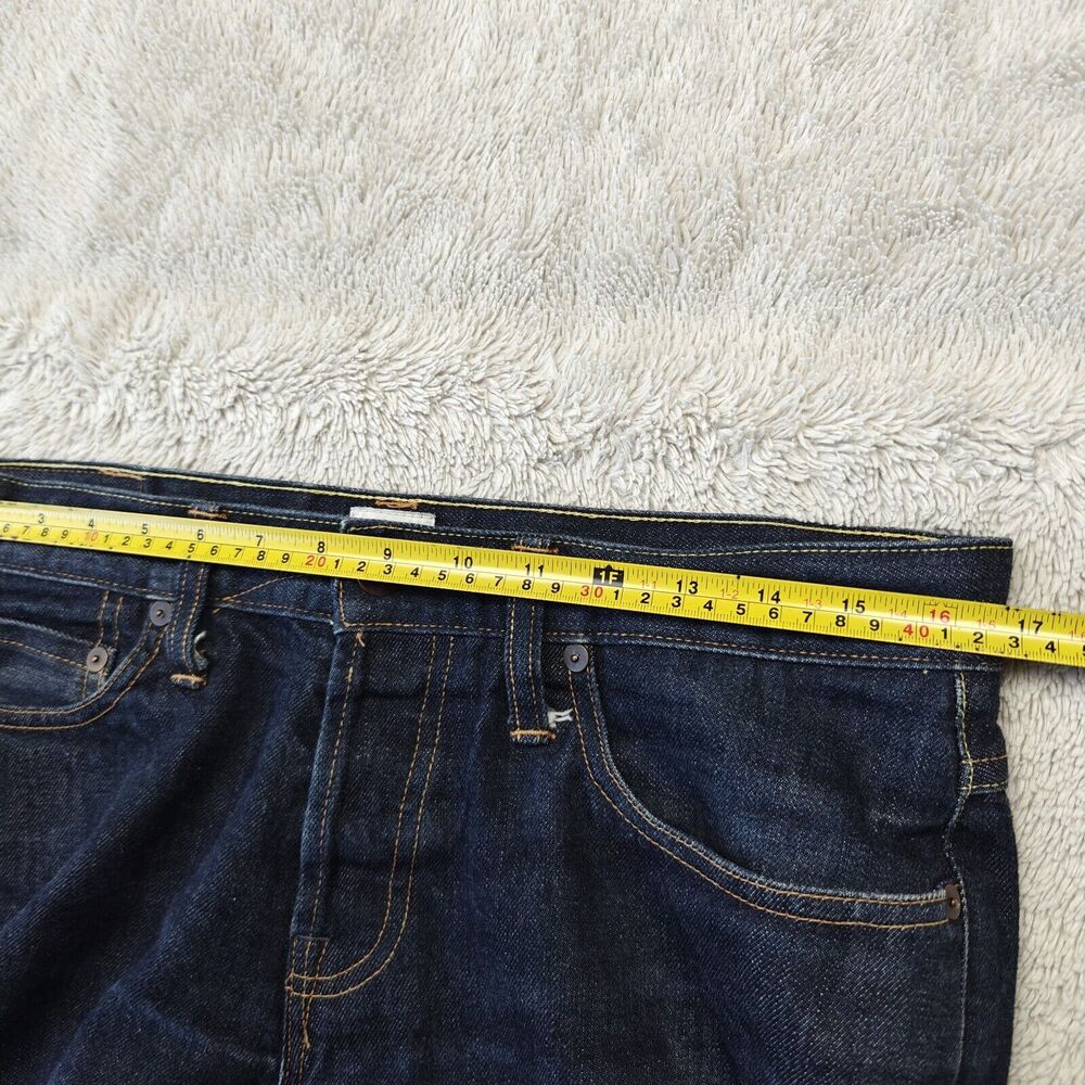 Tellason Dark Blue Straight Men Jeans - Picture 11 of 14